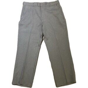 Vintage Levis Action Slacks Pleated Gray Dress Pants Men's W36 x L30 made in USA